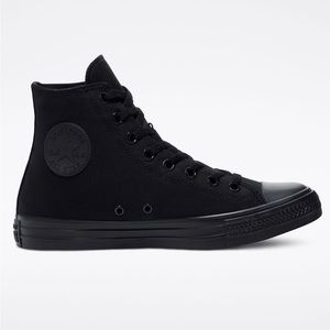 Brand new in box BLACK HIGH TOP CHUCK TAYLOR